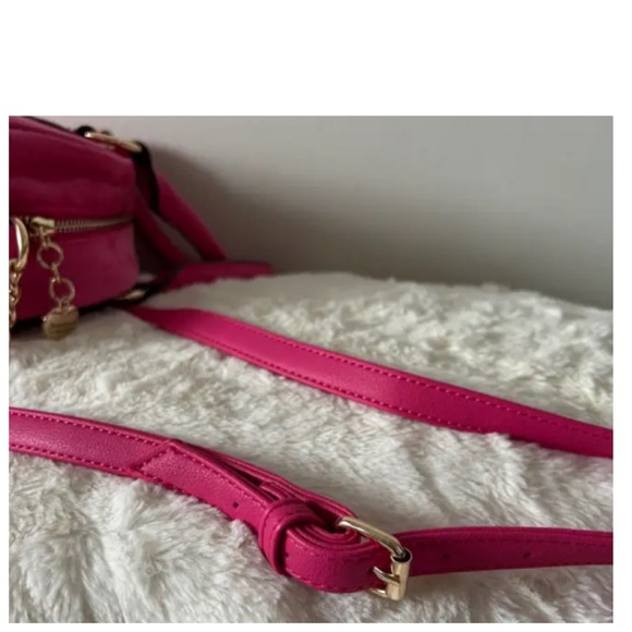 ❣️SOLD❣️ NEW Juicy Couture Free Love Heritage Bowler Satchel Crossbody Hot Pink - Picture 13 of 13